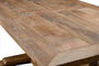 GINER Y COLOMER Table de salle à manger 8 places en bois de manguier naturel 2 m